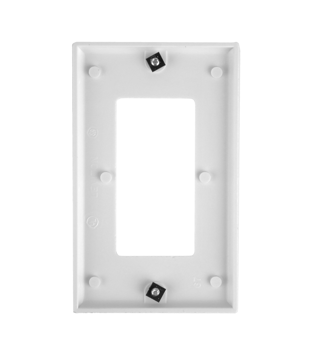 80401-W - Genuine OEM Leviton Decora Wall Plate, 1 Gang, White
